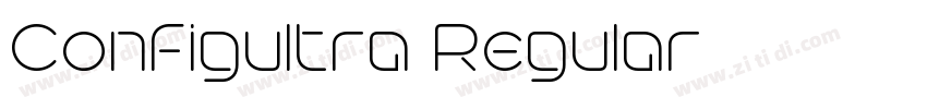 Configultra Regular字体转换